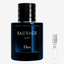 Dior - Sauvage Elixir Flakon und Probenflakon nebendran